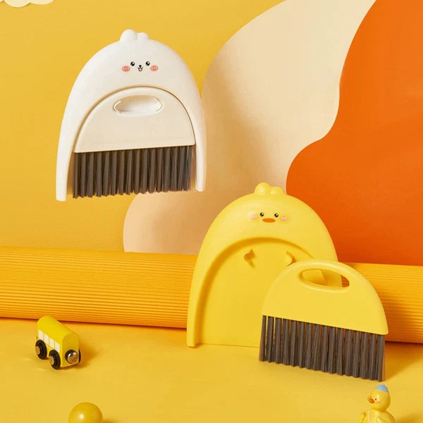 Mini Dustpan Set Baby Child Table Cleaning Brush And Dust Snake-