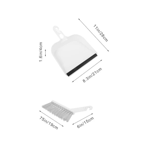 Mini Desktop Broom Set Small Dustpan and Child Hand Handheld with