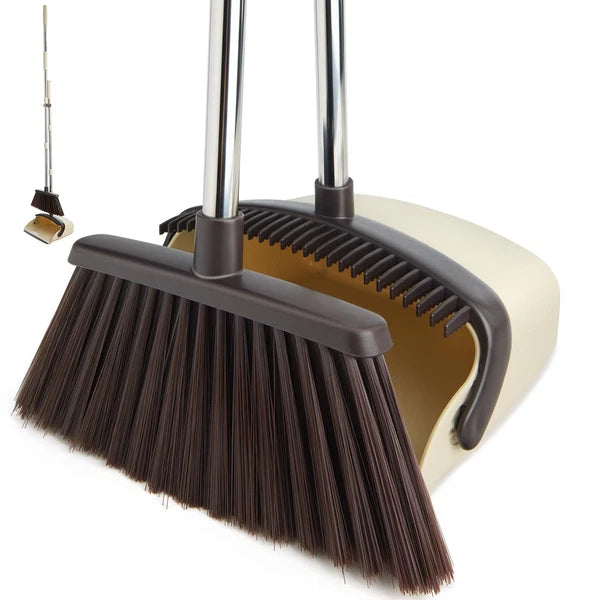 Broom And Dustpan Set Dustpans With Broom Combo For Home Heavy Dust Broom And Du