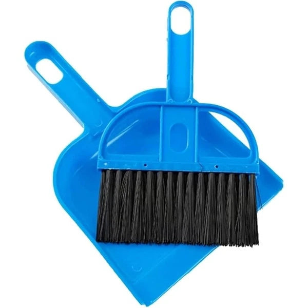 Mini Dustpan & Broom Set Portable Cleaning Tool Pets Home Kitchen Desk New