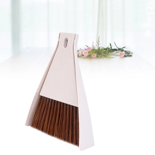 Household Cleaning Desktop Tool Broom Set Small and Dustpan Brush Mini