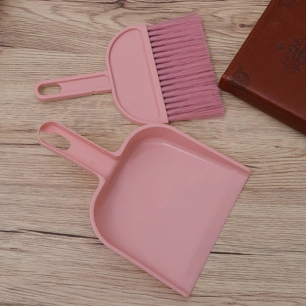 Mini Broom Dustpan Set Brush Desktop Cleaning Tools for Housekeeping Pet Hair
