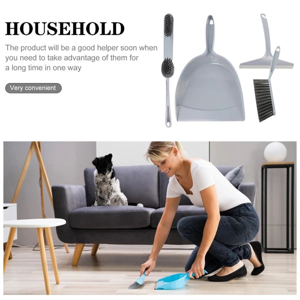 5 Pcs Broom Dustpan Child Mini Cleaning Brush for Table Small Hand