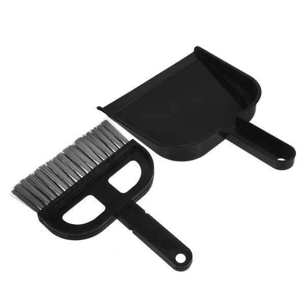Broom Dustpan Set Small Sweeping Countertop Brush Car Cleaning Interior