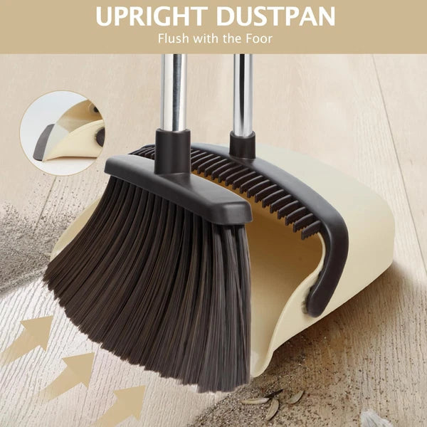 Broom And Dustpan Set Dustpans With Broom Combo For Home Heavy Dust Broom And Du