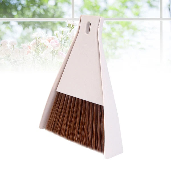 Household Cleaning Desktop Tool Broom Set Small and Dustpan Brush Mini