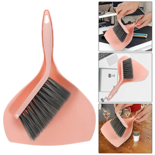 Desktop Cleaning Broom Table and Dustpan Set Small Brush Household Sweeper