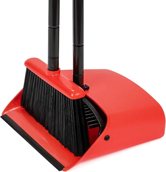 Broom dustpan set, suitable for home kitchen, office hall floor.