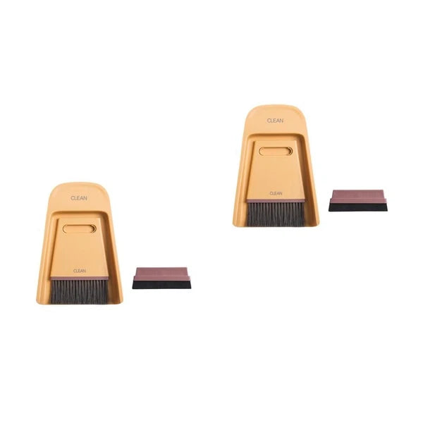 1 Set of Desktop Cleaning Tools Mini Broom Dustpan Wiper household Sweeping