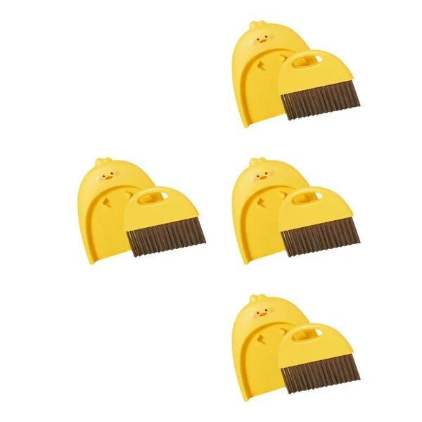Mini Dustpan Broom Set Toddler Baby and Brush Small Hand Sweeping Countertop