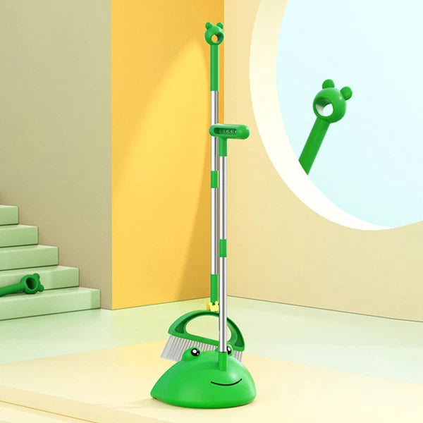 Children's Broom Set Student Household Cleaning Tools and Dustpan Kit