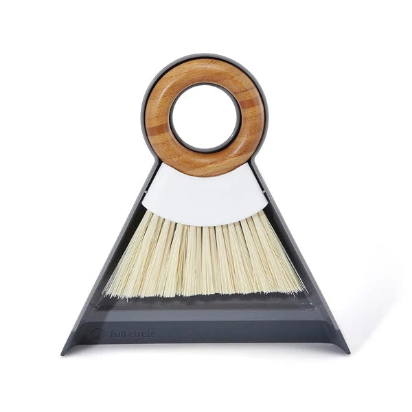Tiny Team Mini Broom & Dustpan Set - Eco-Friendly Compact Cleaning Solution