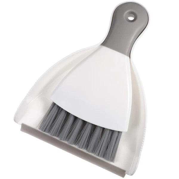 Practical Plastic Mini Broom and Dustpan Set for Desktop Pets Nest Cage