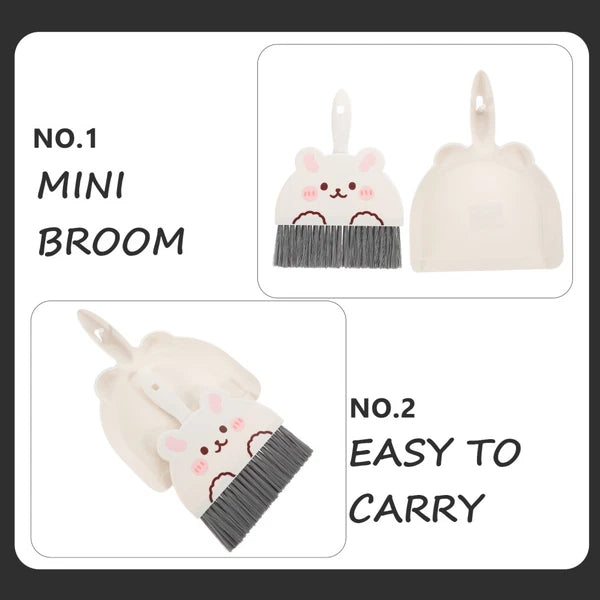 Mini Broom Set Child and Dustpan Detail Cleaning for Housekeeping