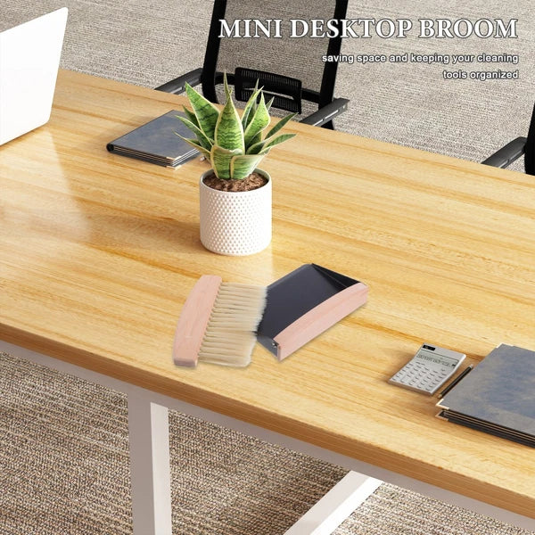 Mini Broom Dustpan Small and Brush Set Brooms for Sweeping Indoor Handheld