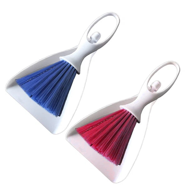2 Sets Desktop Broom Table Dustpan Brush Cleaner Household Supplies