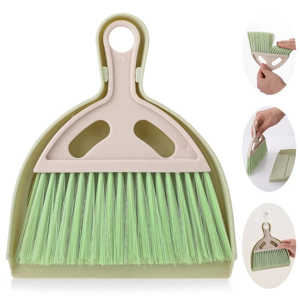 Small Broom And Dustpan Cleaning Set Mini Whisk Dustpan And Brush With Handle Po