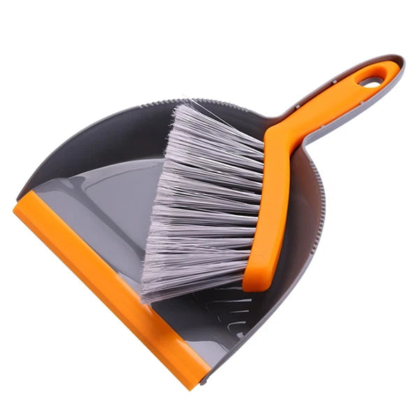 3 Count Mini Broom Set Dust Pan and Brushes Desktop Hand Dustpan Small