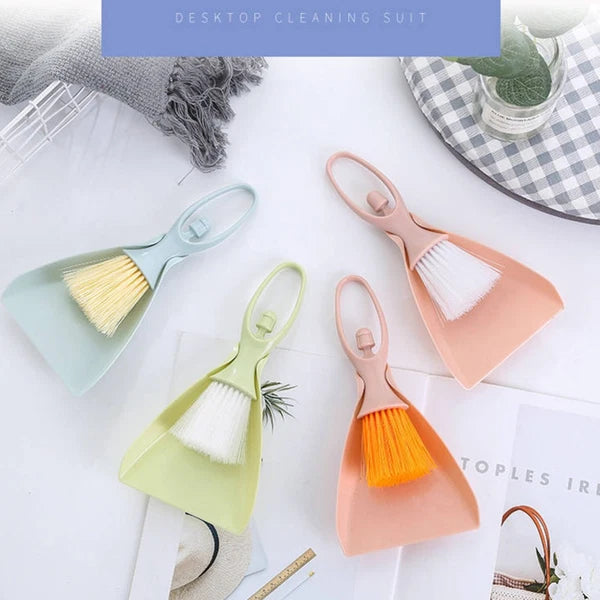 4 Sets Mini Broom Toddler Household Cleaning Kit Small Dustpan Brush