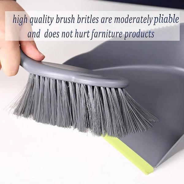 Dust Pan Broom - Dust Pans with Brush,Hand Broom and Dustpan Set,Dustpan and Bru