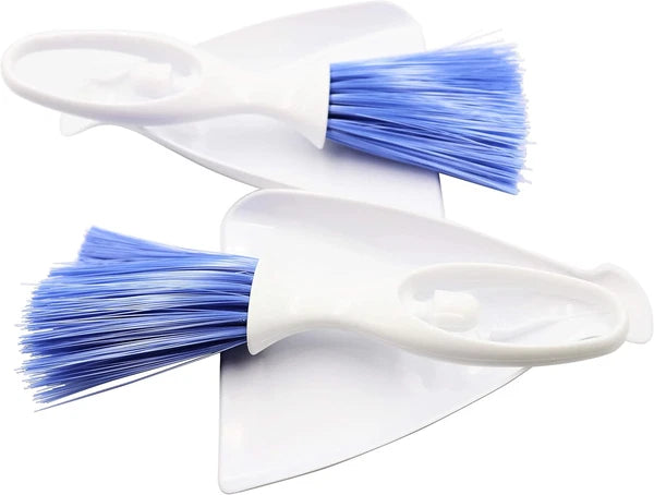 Hand Broom and Dustpan Set, Mini Brush Nesting Tiny Cleaning Whisk, Ergonomic Gr