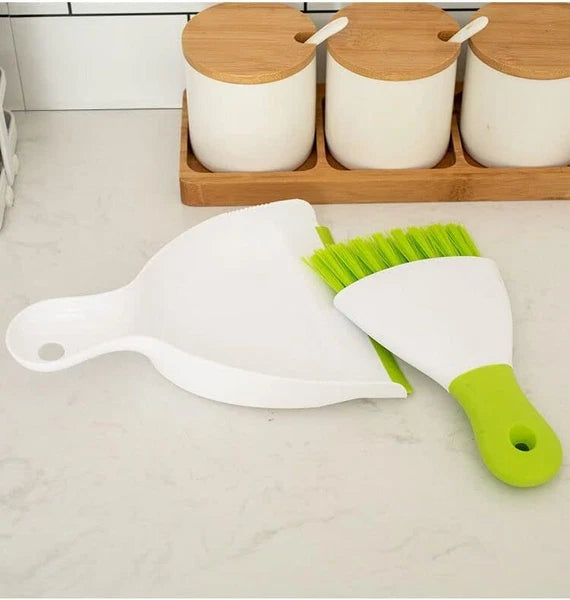 Dust pan Broom Brush Dustpan - Small and 1set, Light Green