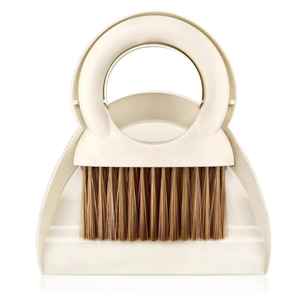 Mini Dustpan Hand Broom Brush: Small Broom and Dustpan Set, Mini Dust Pan and...