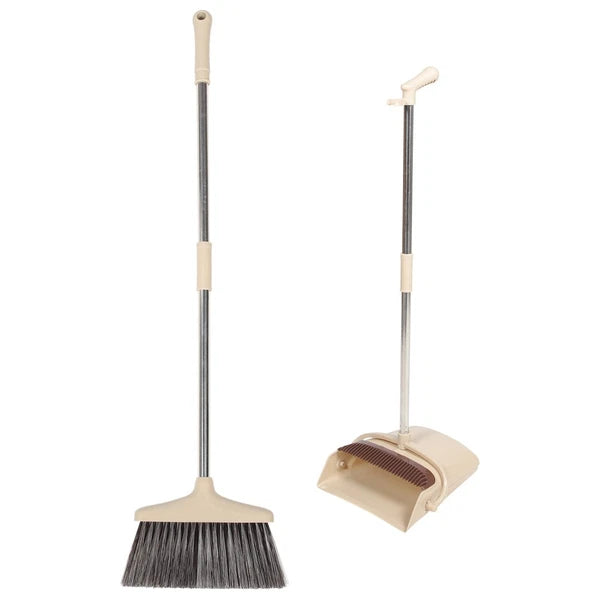 Broom Dustpan Set Sweeping Brush Indoor Office Small Brushes for Cleaning