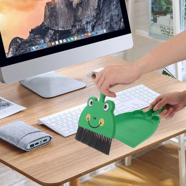 Desktop Cleaning Brush Set Small Broom Convenient Mini And Dustpan